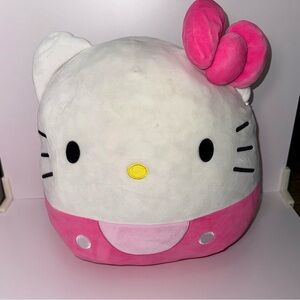 Large Pink and White Hello Kitty Squishmallow